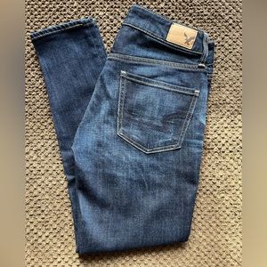 American Eagle Tomgirl Button Fly Jeans 00S